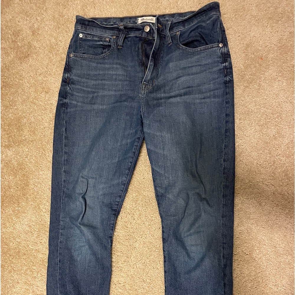 Madewell high rise slim boyjean